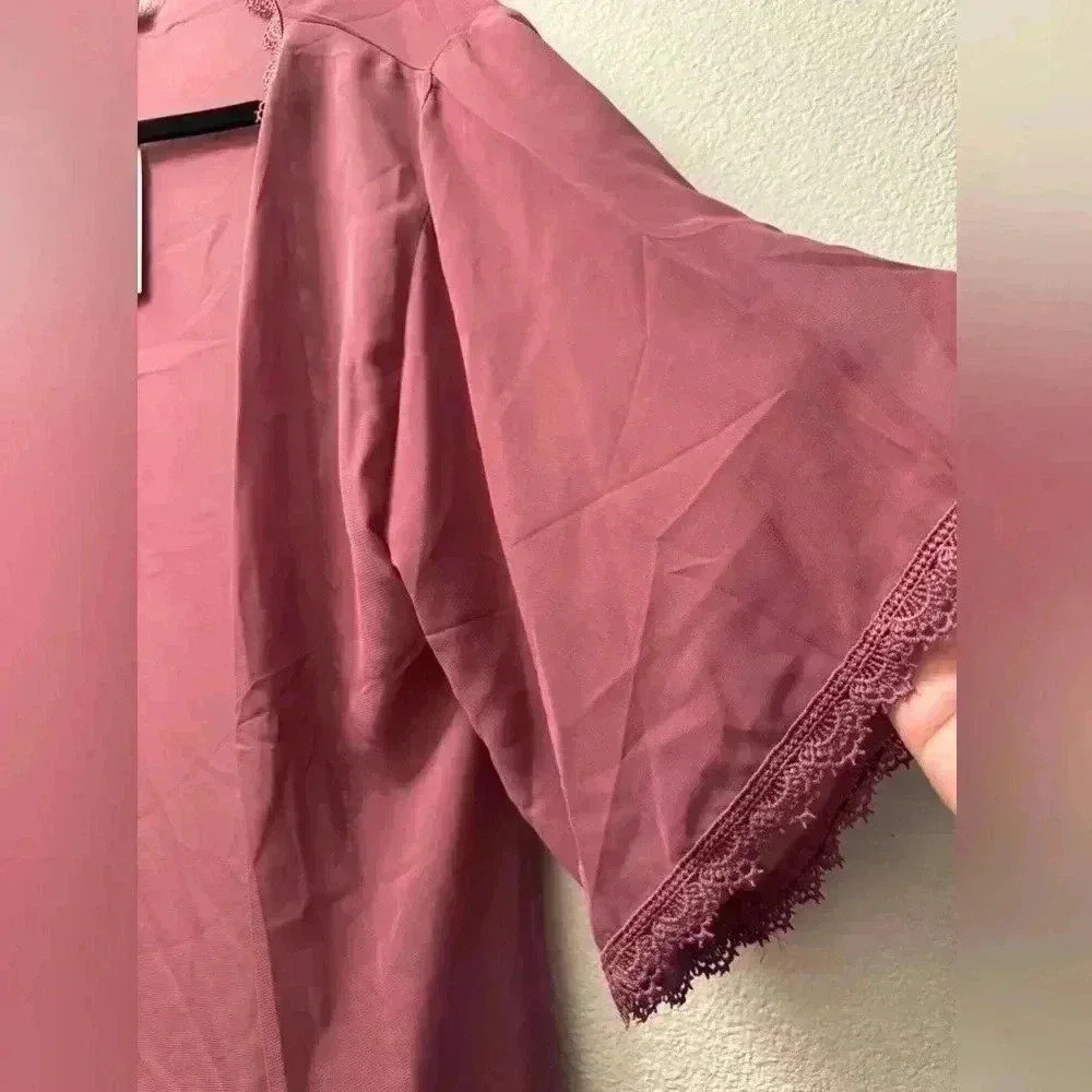 ❗️SOLD❗️⚡️NWT Lularoe Purple Chloe Kimono - Picture 3 of 3